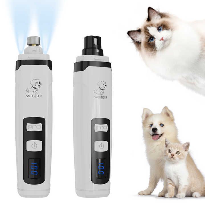 Dog Nail Clipper Super Quiet Electric Pet Nail Grinder