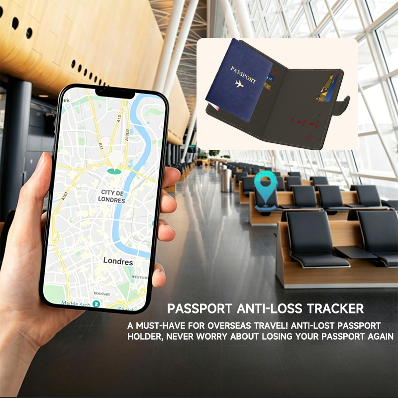 Anti-Loss Passport Card Holder